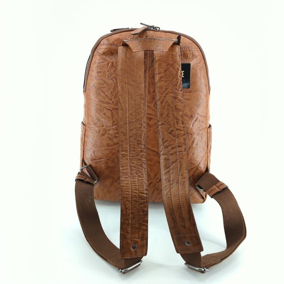 FRYE Backpack Bag Washed Tan Brown Leather Academia School 34DB0524-269 NEW - Picture 4 of 11